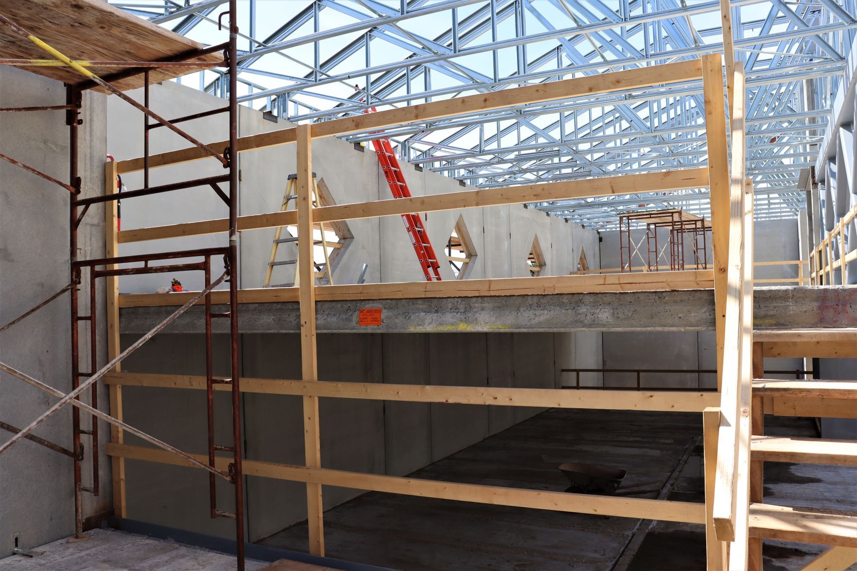 Chippewa Area History Center construction progress
